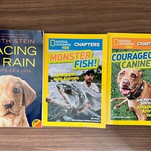 Kids Animal Chapter Book Bundle National Geographic Racing in the Rain